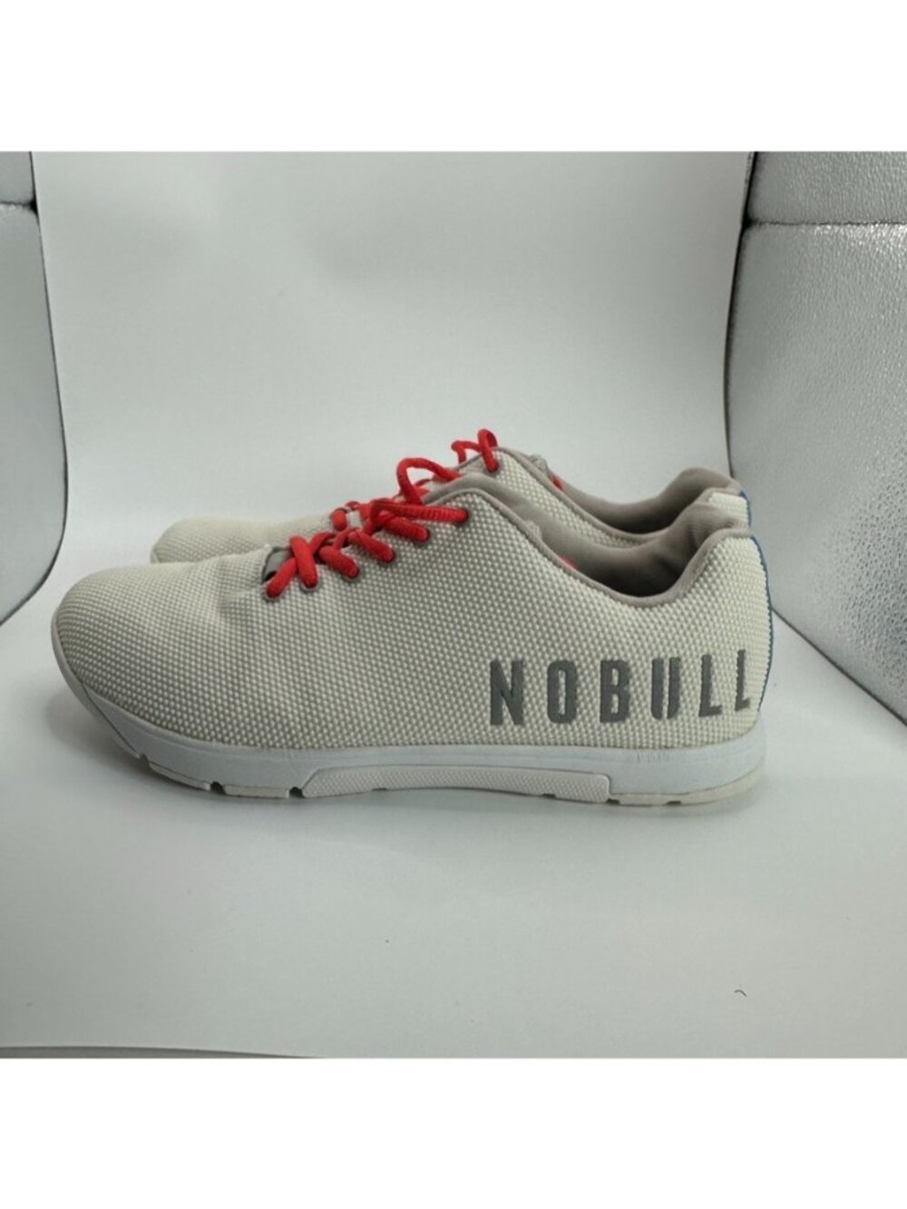 Nobull Shoes Mens Size 8 Womens Size 9.5 White Running Trainer Gym - Picture 4 of 11